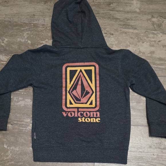 Volcom Boys Charcoal Hoodie Sweater - Picture 4 of 6